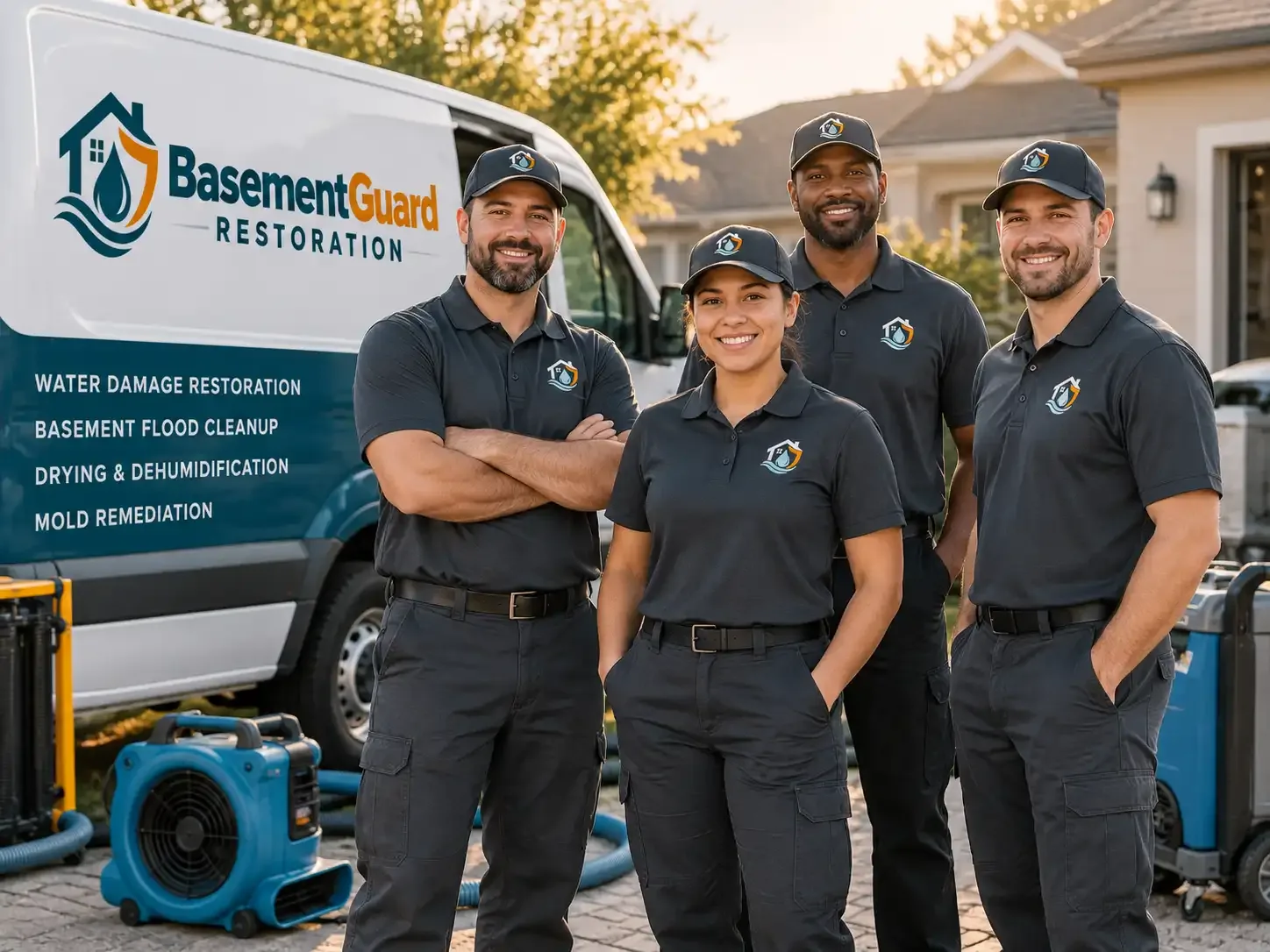 Basement Water Damage Restoration company in Lake, MI